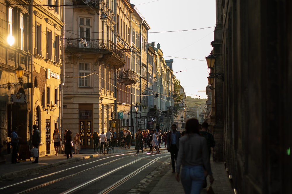 people walking on street during daytime