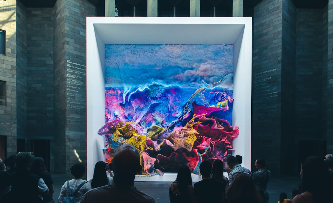 people gathering in a concert, Absolute Abstract