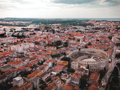 aerial view of city buildings during daytime