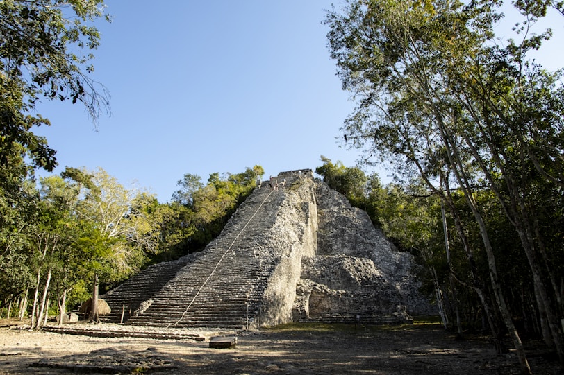 Beyond Chichen Itza - Hidden Mayan Ruins in Mexico Coba pyramid