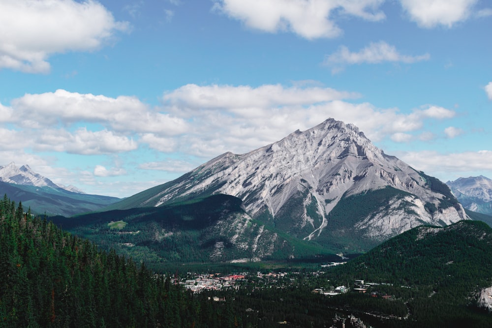 snow covered mountain under blue sky during daytime