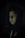 A close-up portrait of a young woman wearing a black oversized hoodie with red glowing accents, standing against a moody black gradient background.