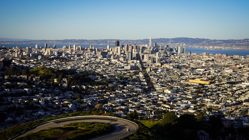 aerial view of city buildings during daytime