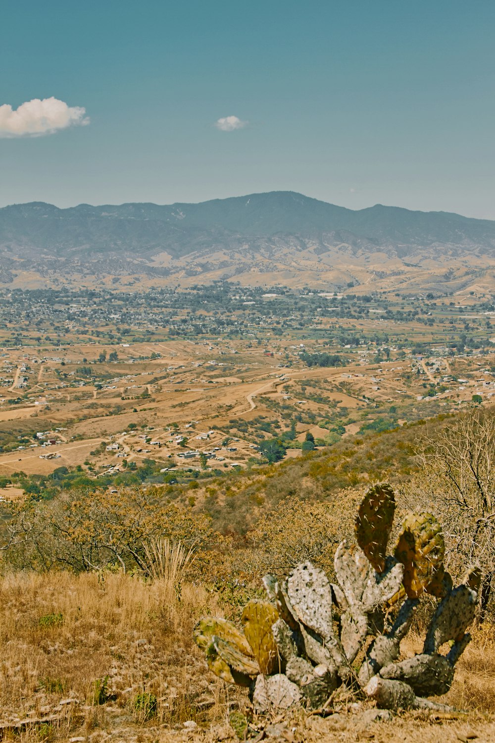 aerial view of green and brown mountains during daytime