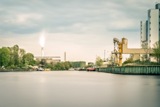 body of water near green trees during daytime