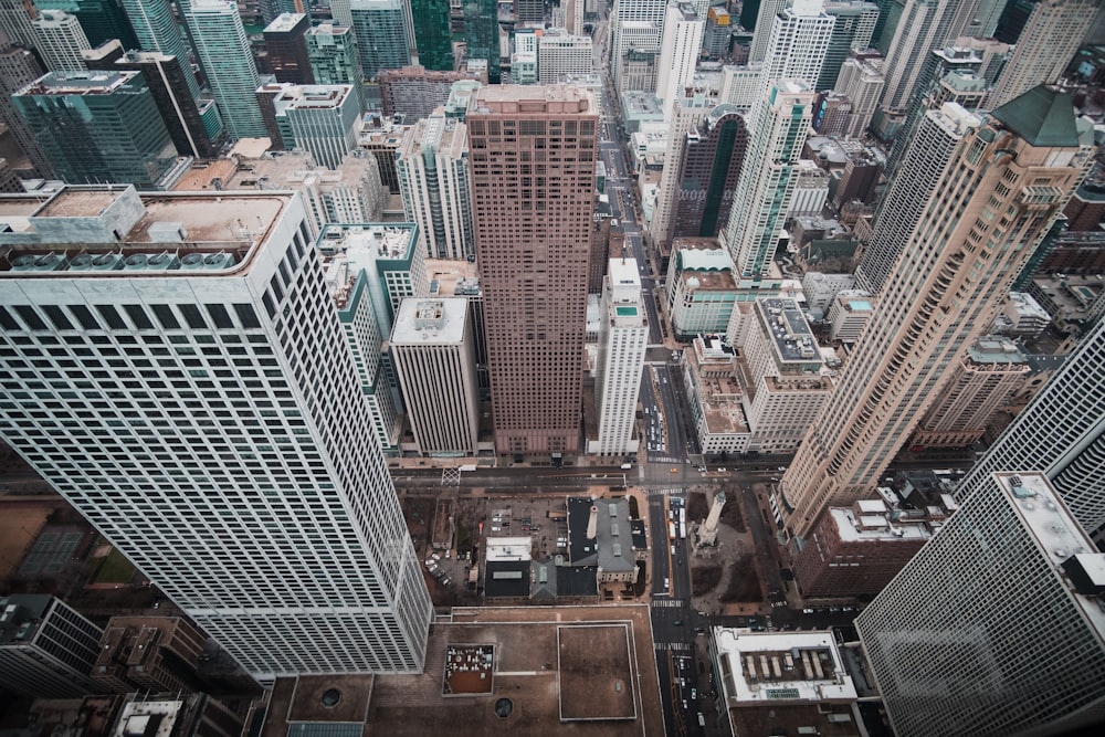 aerial view of city buildings during daytime