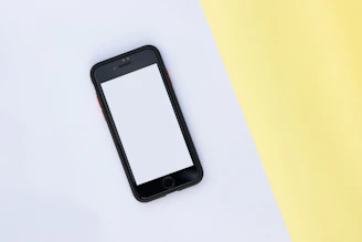 silver iphone 6 with black case