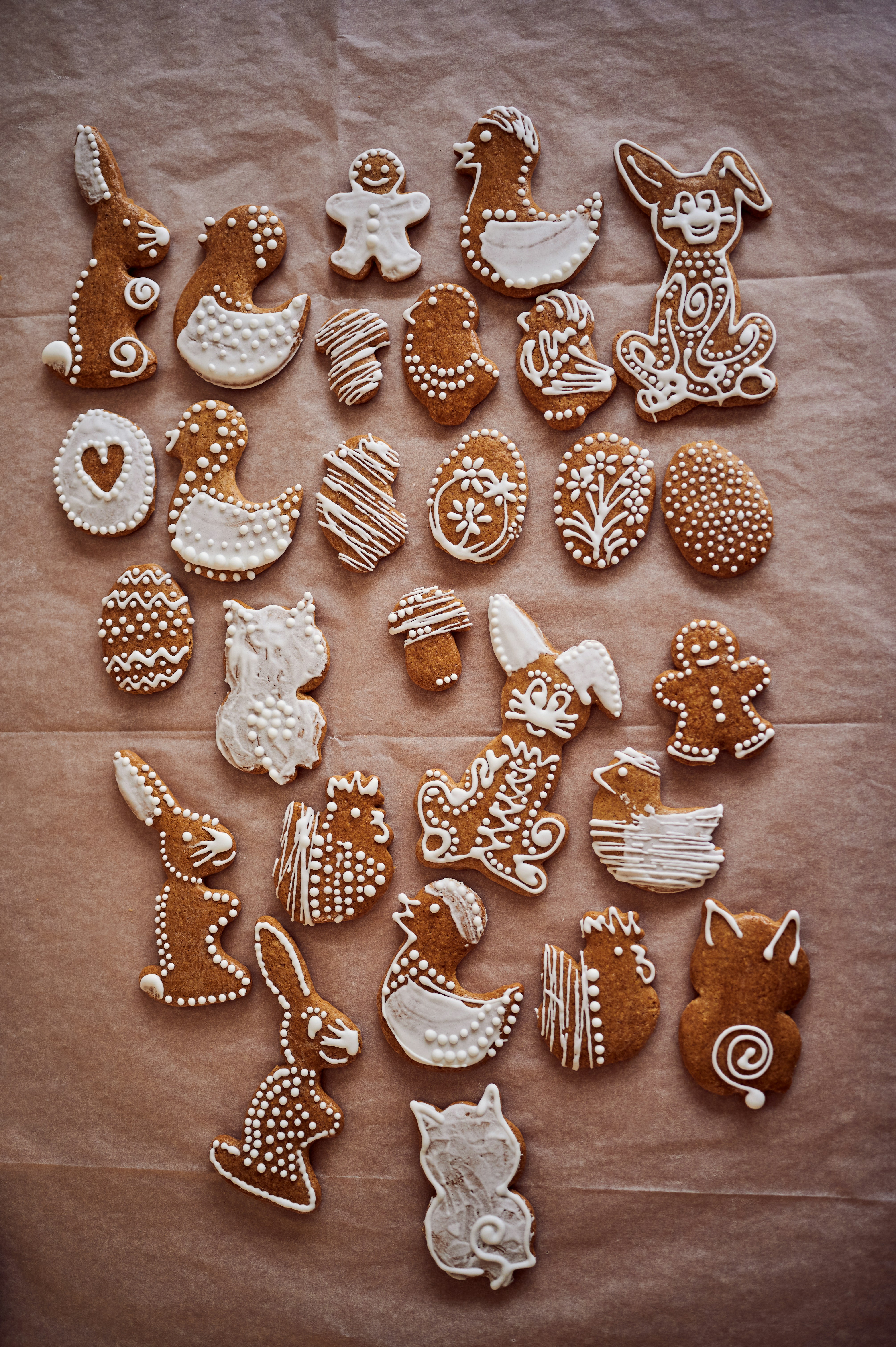 An assortment of heart-themed toothpicks and accessories