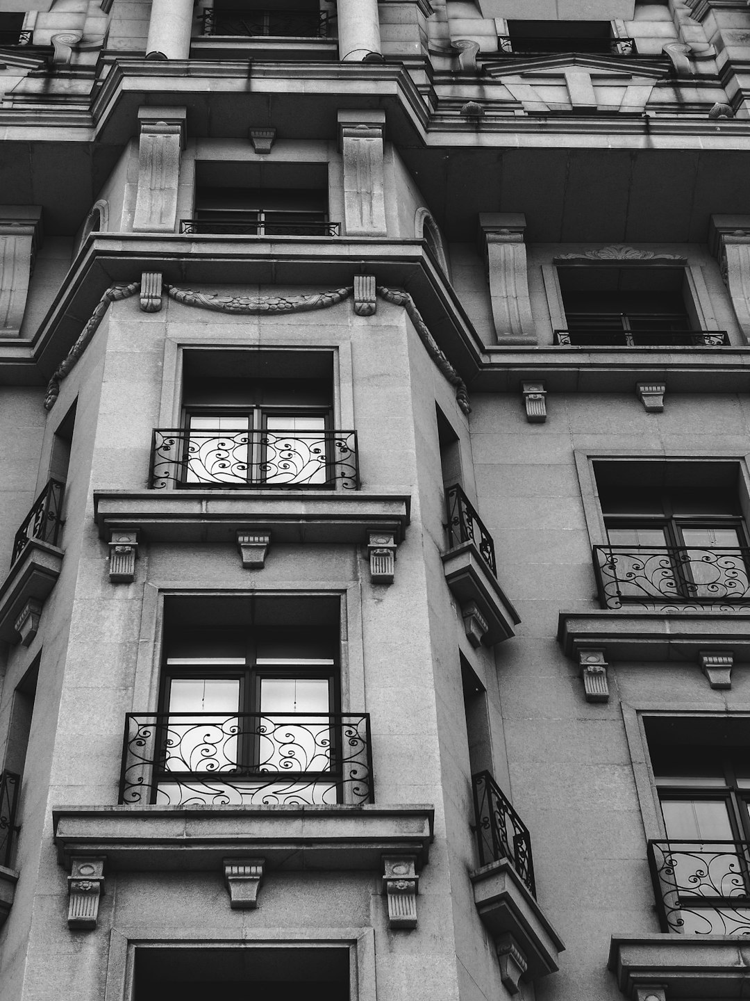 low angle photography of concrete building