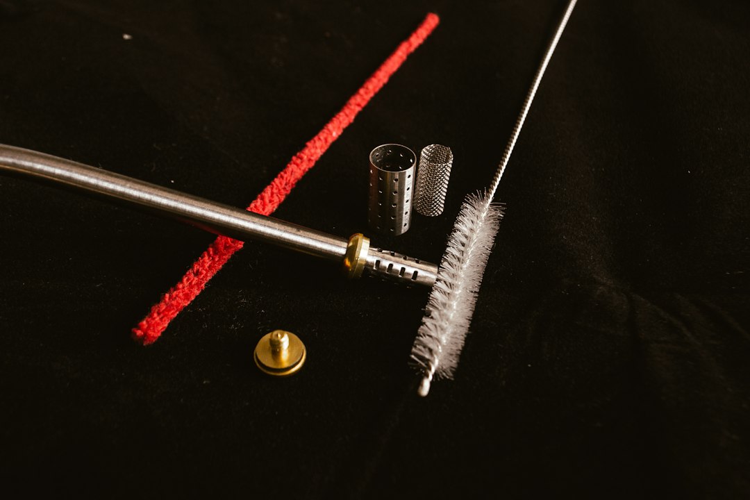 rifle cleaning kit closeup