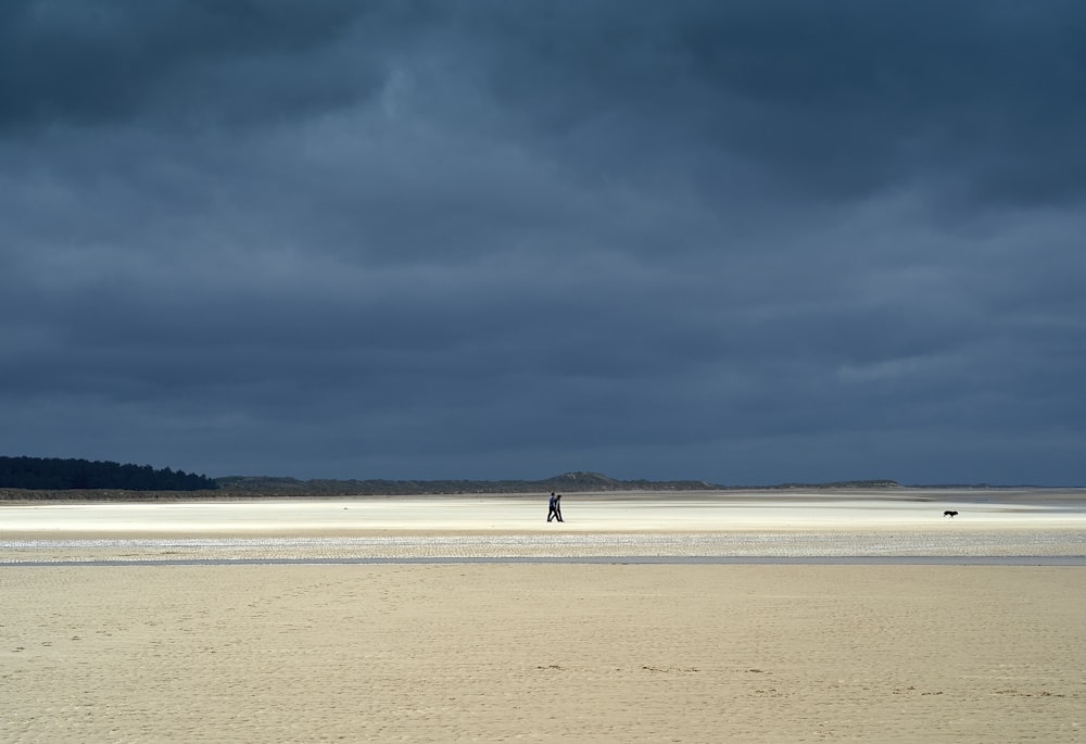 person walking on beach during daytime