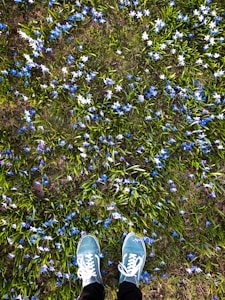 Blue Kids Sneakers