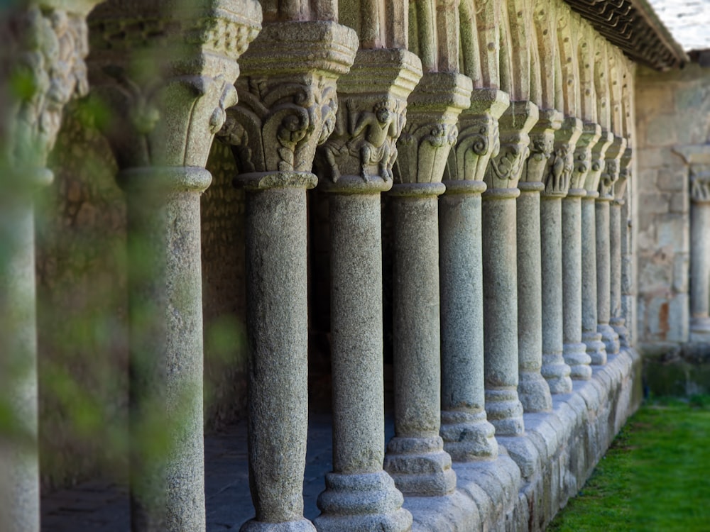 gray concrete pillars during daytime