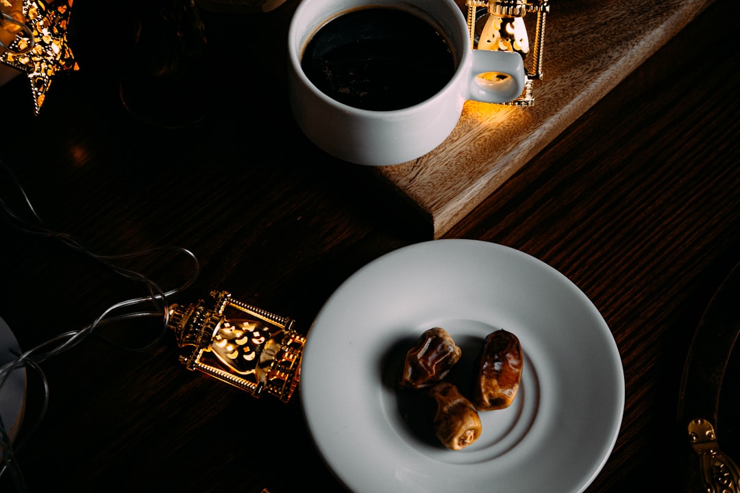 chocolate cookies on white ceramic plate