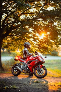 man in red and black motorcycle helmet riding red and black motorcycle during daytime
