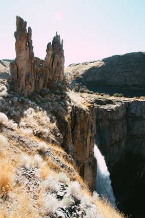 brown rock formation during daytime