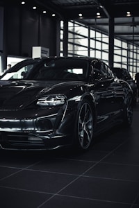 Midnight Black Sedan