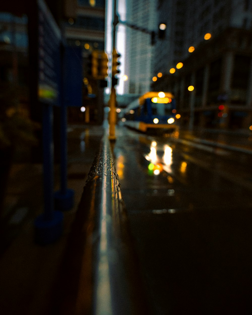 cars on road during night time