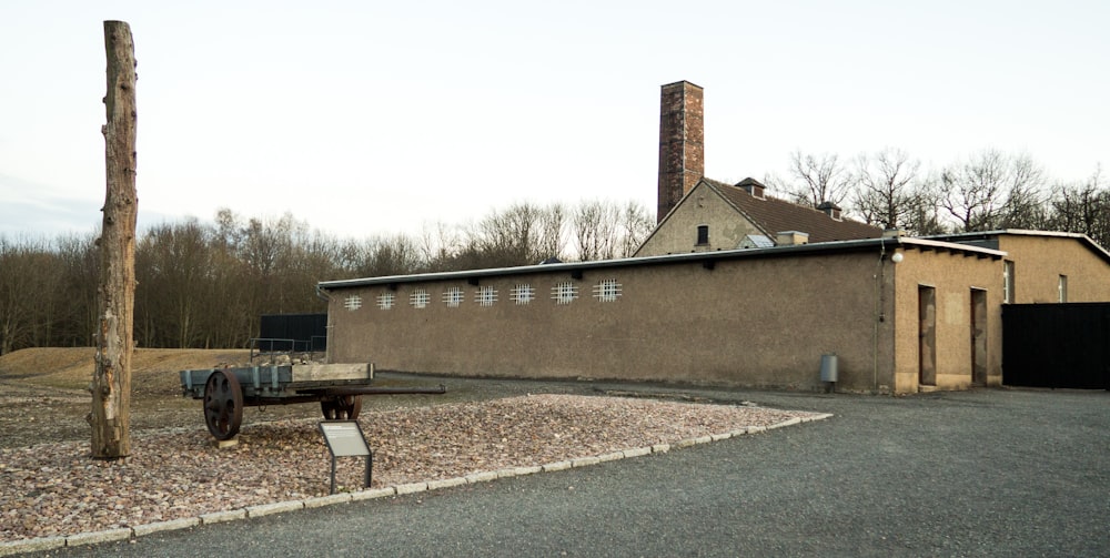 brown brick building near trees during daytime