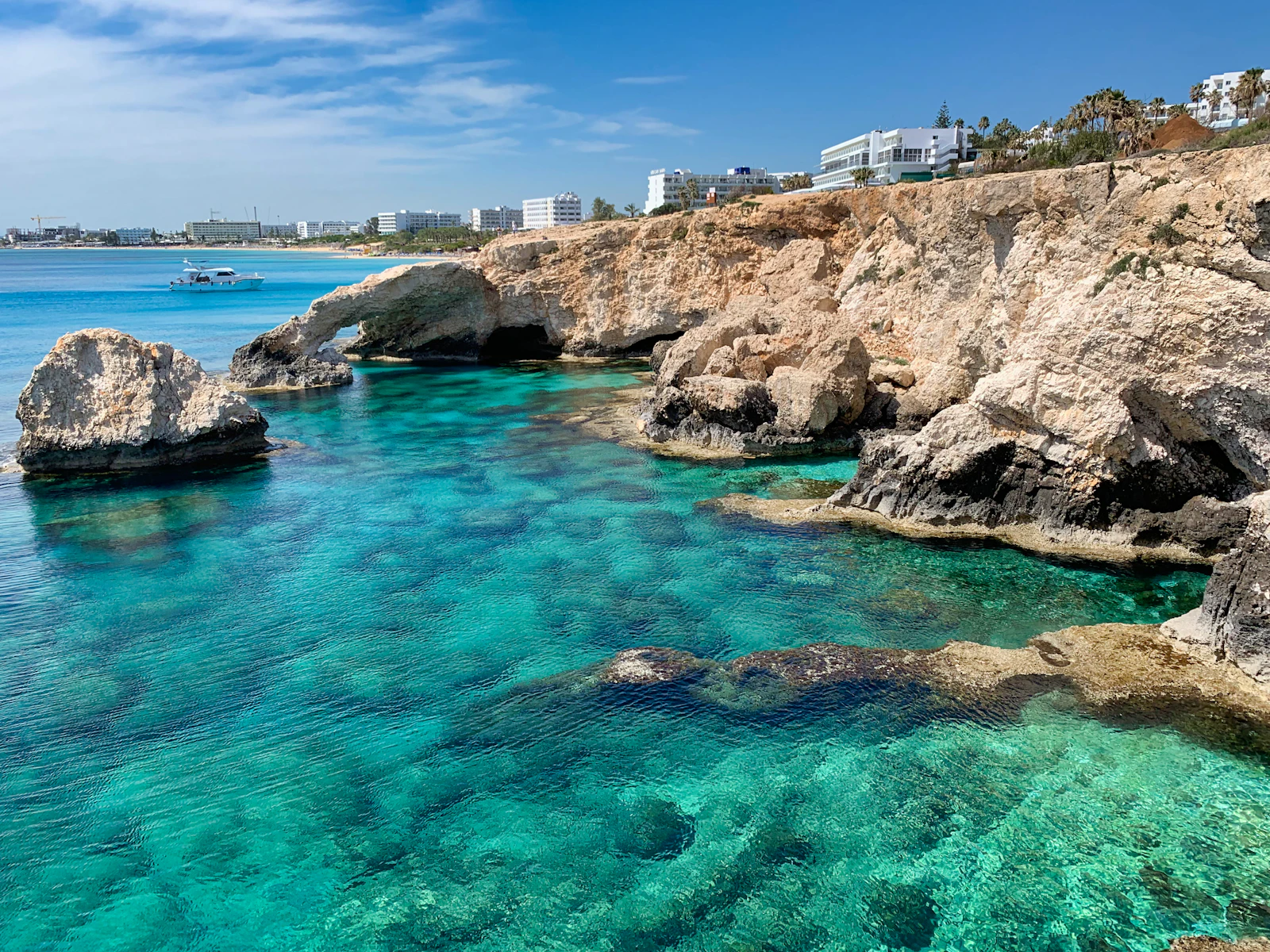Ayia Napa coast, Cyprus