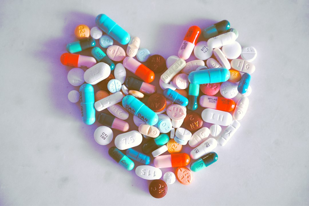 dog pills closeup