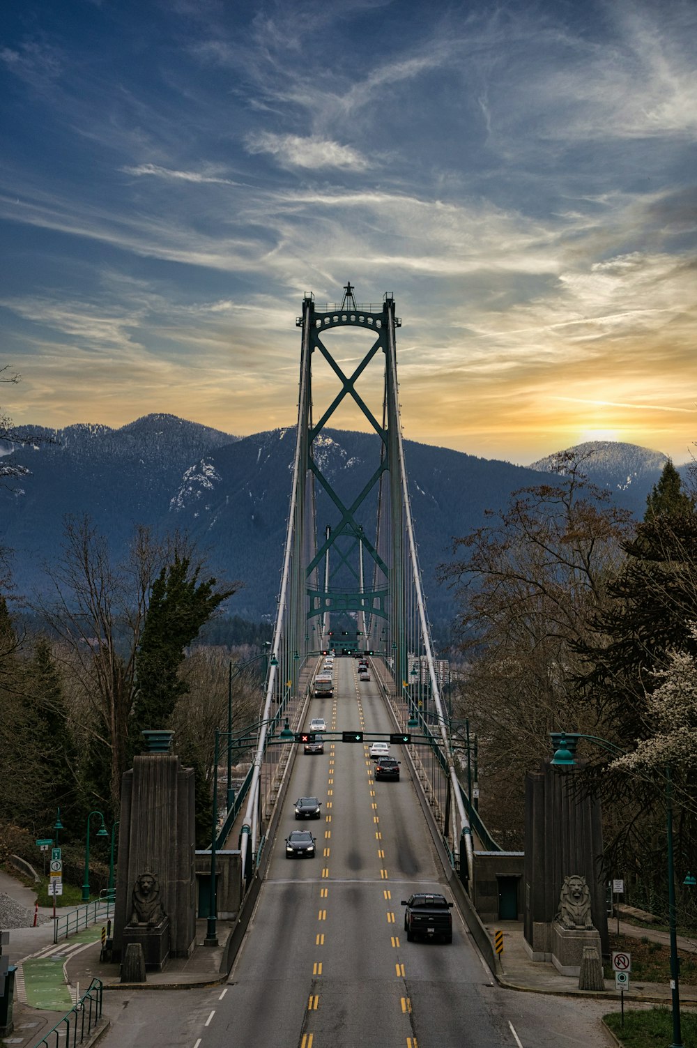 cars on bridge during daytime