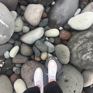 Red Accent Sneakers