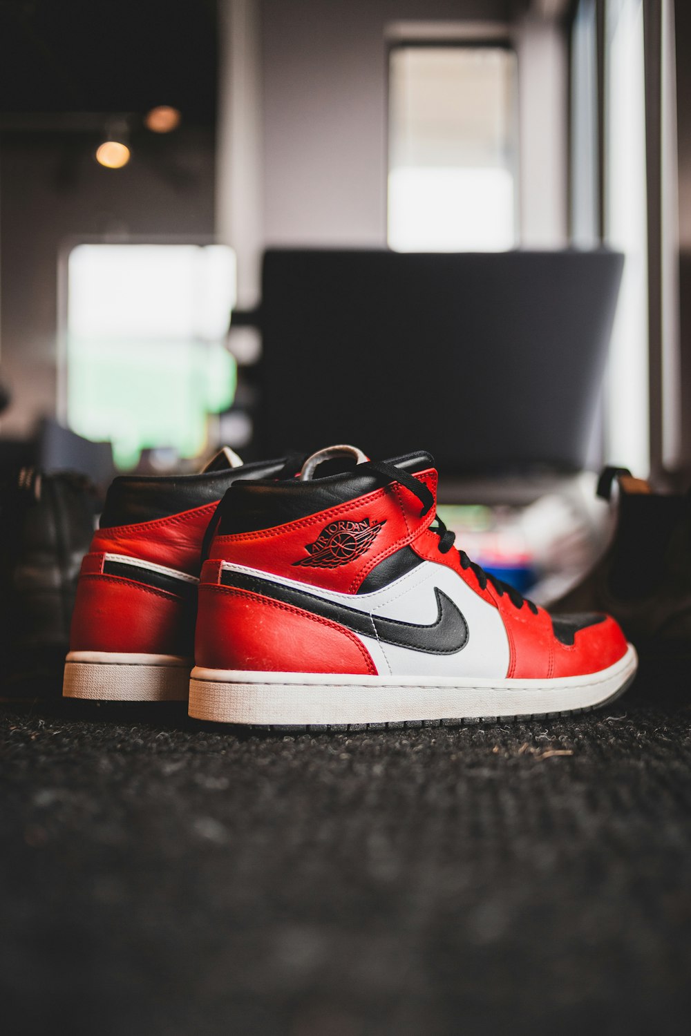 black white and red nike athletic shoes photo – Free Apparel Image on  Unsplash