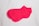 Two pink socks are neatly placed on a plain white surface. The socks have a simple design with no patterns or additional colors.