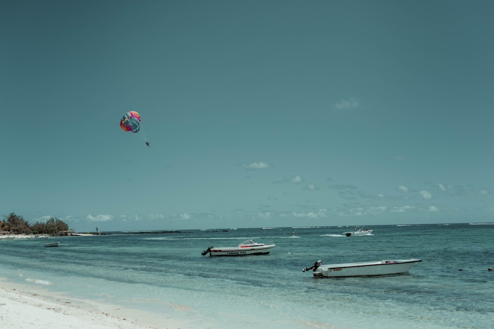 white and black boat on sea during daytime