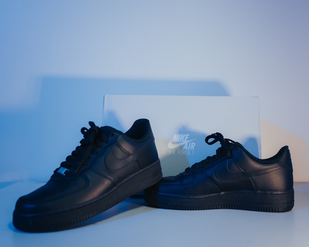 black leather lace up shoes