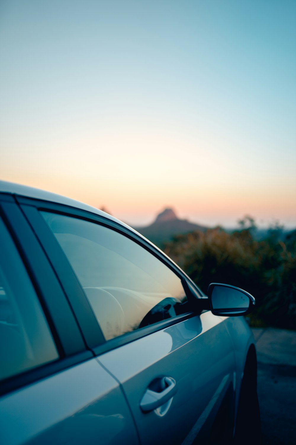 black car on road during daytime