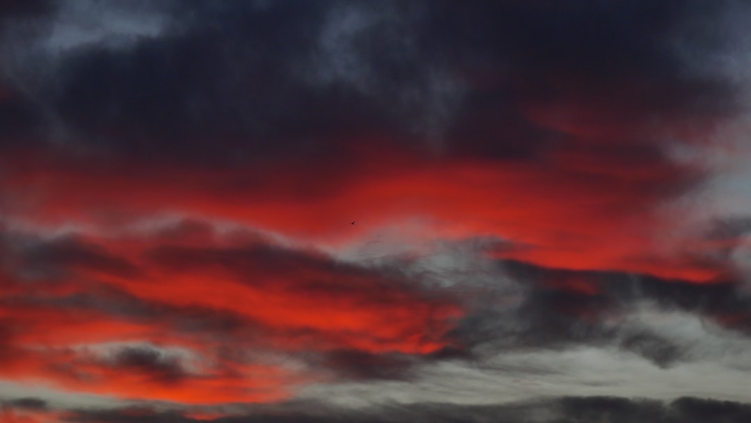 orange and gray clouds during sunset