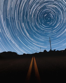 time lapse photography of blue lights
