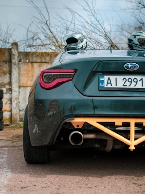 Finished vehicle ready for inspection with homologation certificate.