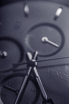 Close-up of a handcrafted Italian watch face with intricate details.