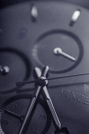 Close-up of a finely crafted, elegant watch from Anthony Kiser Watch Company.