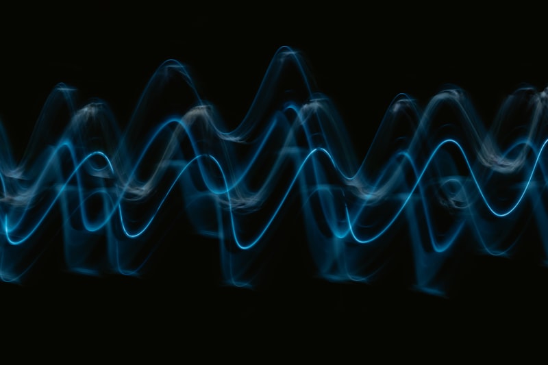 AI Music Video Generator - blue wave of light