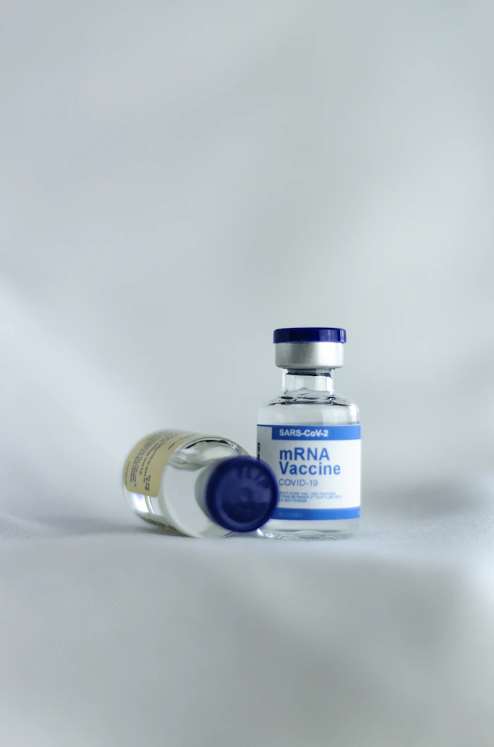 Botox vials and injectable treatment bottles at the clinic