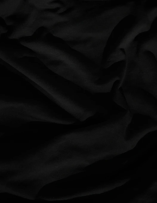 crumpled black fabric texture