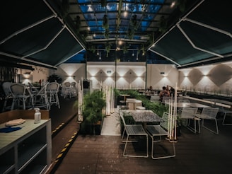 An inviting dining area with customers enjoying their meals.