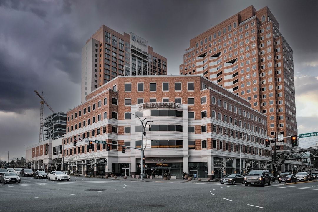 brown and white concrete building