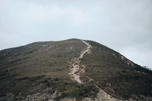 green and brown mountain under white sky during daytime