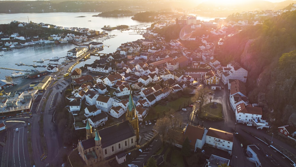 aerial view of city buildings during daytime