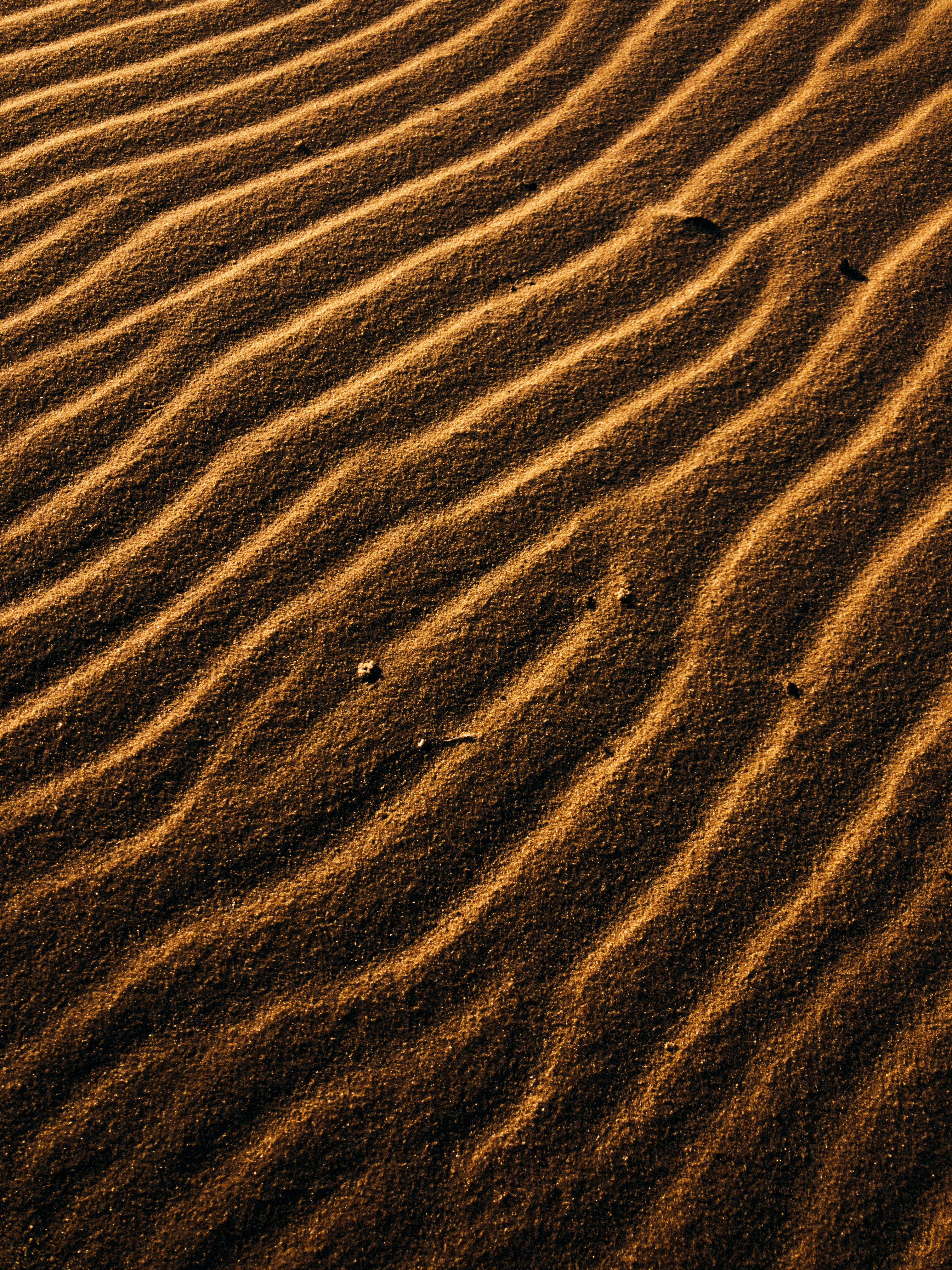 brown sand with shadow of person