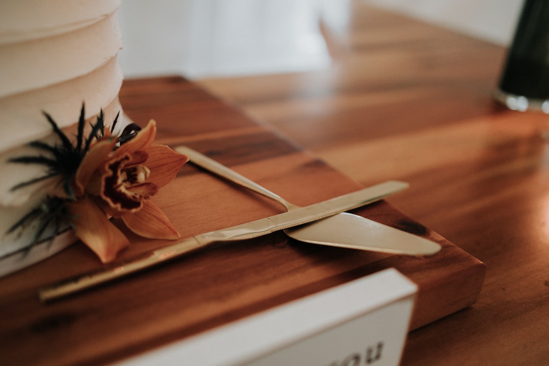 brown wooden chopsticks on brown wooden table