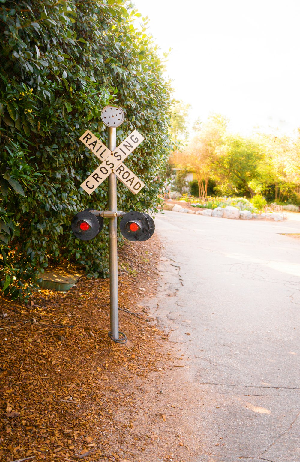 white and black street sign