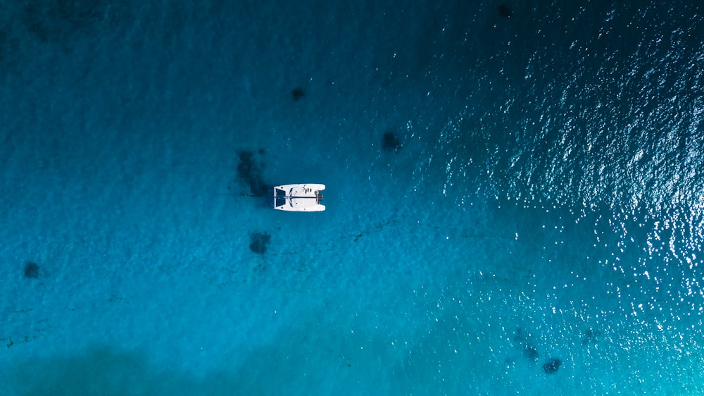 weißes Boot tagsüber auf dem Gewässer