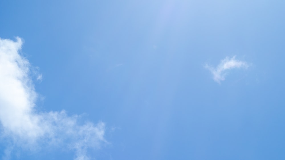 blue sky and white clouds