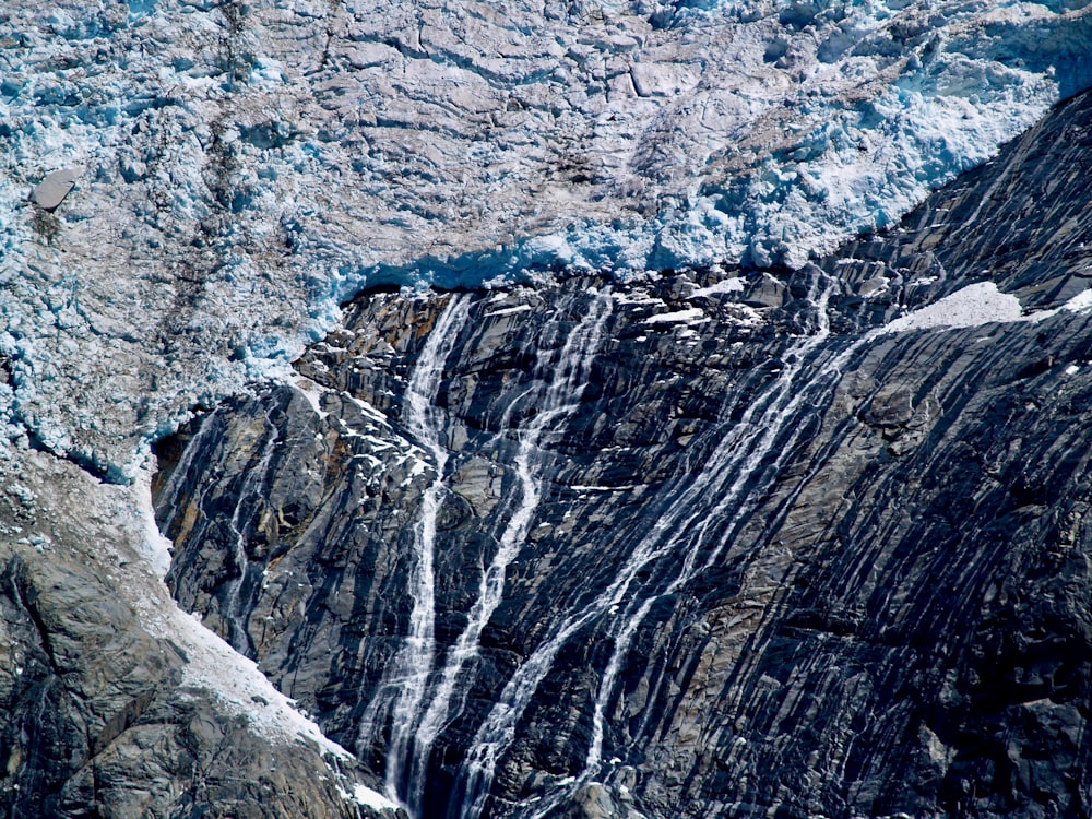 brown and gray rock formation